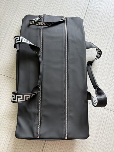 Versace parfums black duffle - versace,